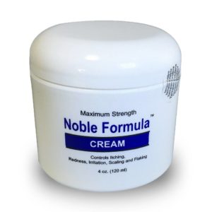 Jar of Noble Formula Zinc Pyrithione Cream for Seborrheic Dermatitis